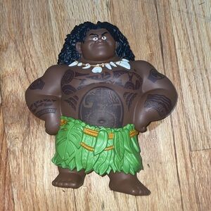 NEW  MOANA Never Used MAUI character doll Brown and Green Kids Toy Figure